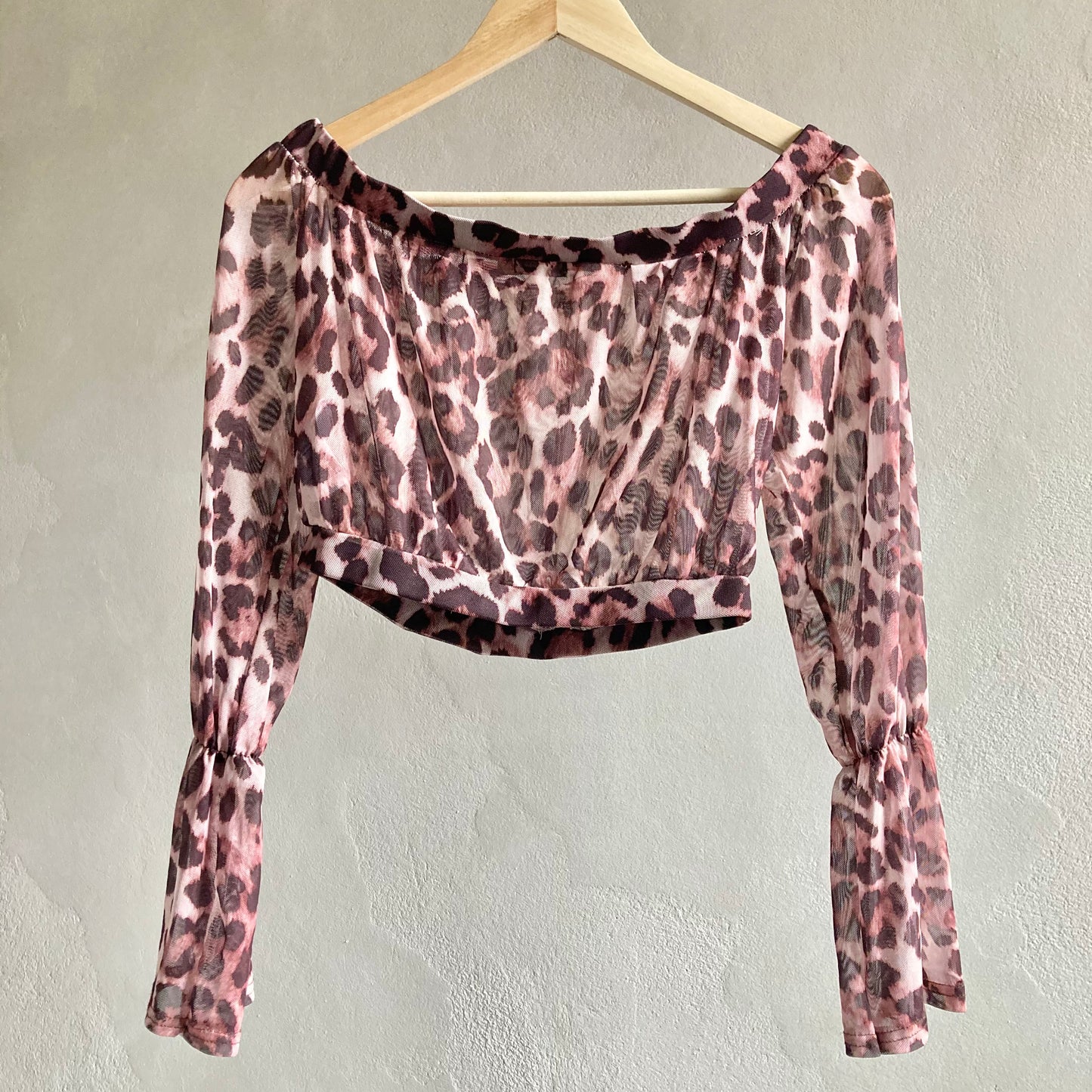 Nelly Trend Womens Sheer Crop Top Size S