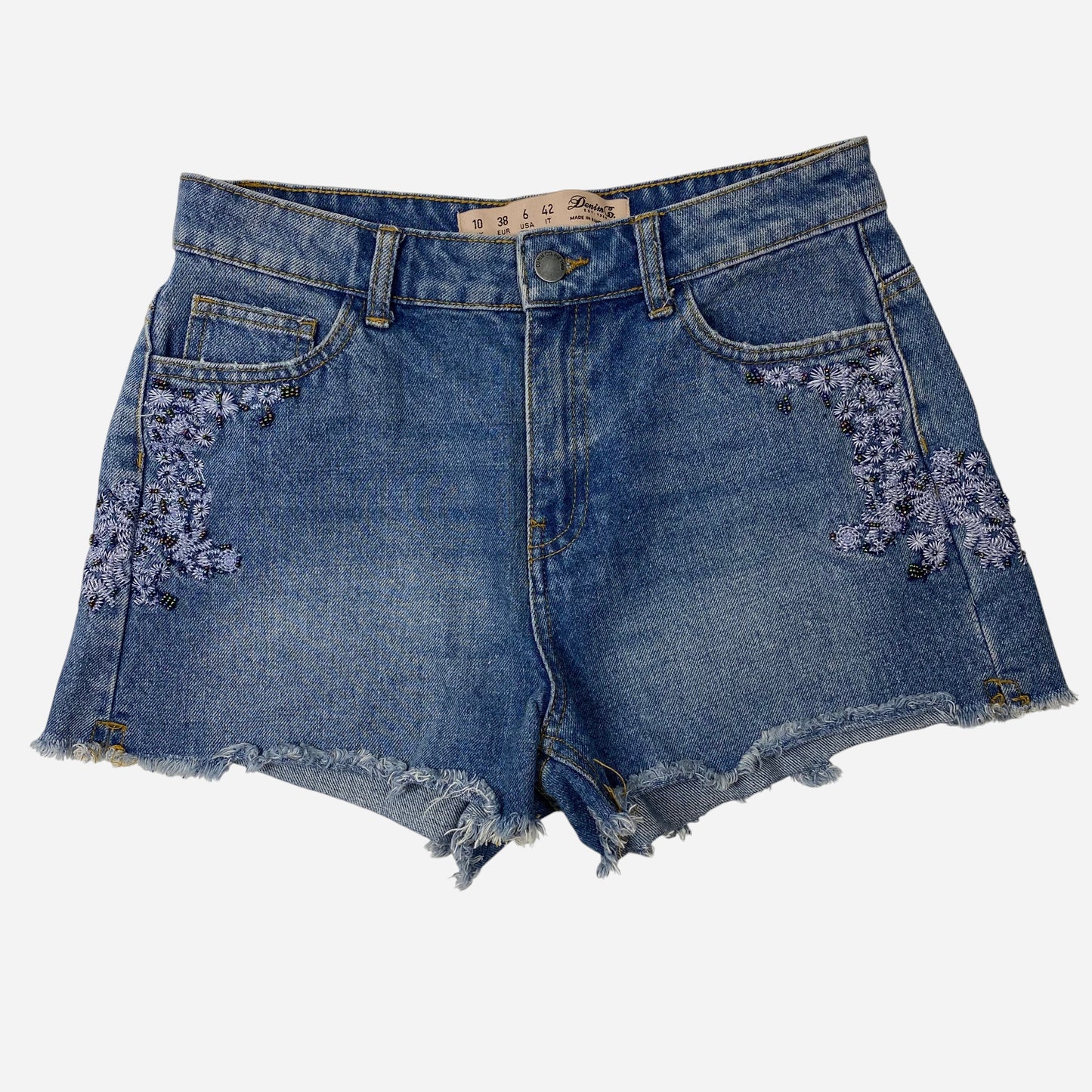 Womens Denim Shorts Size 38