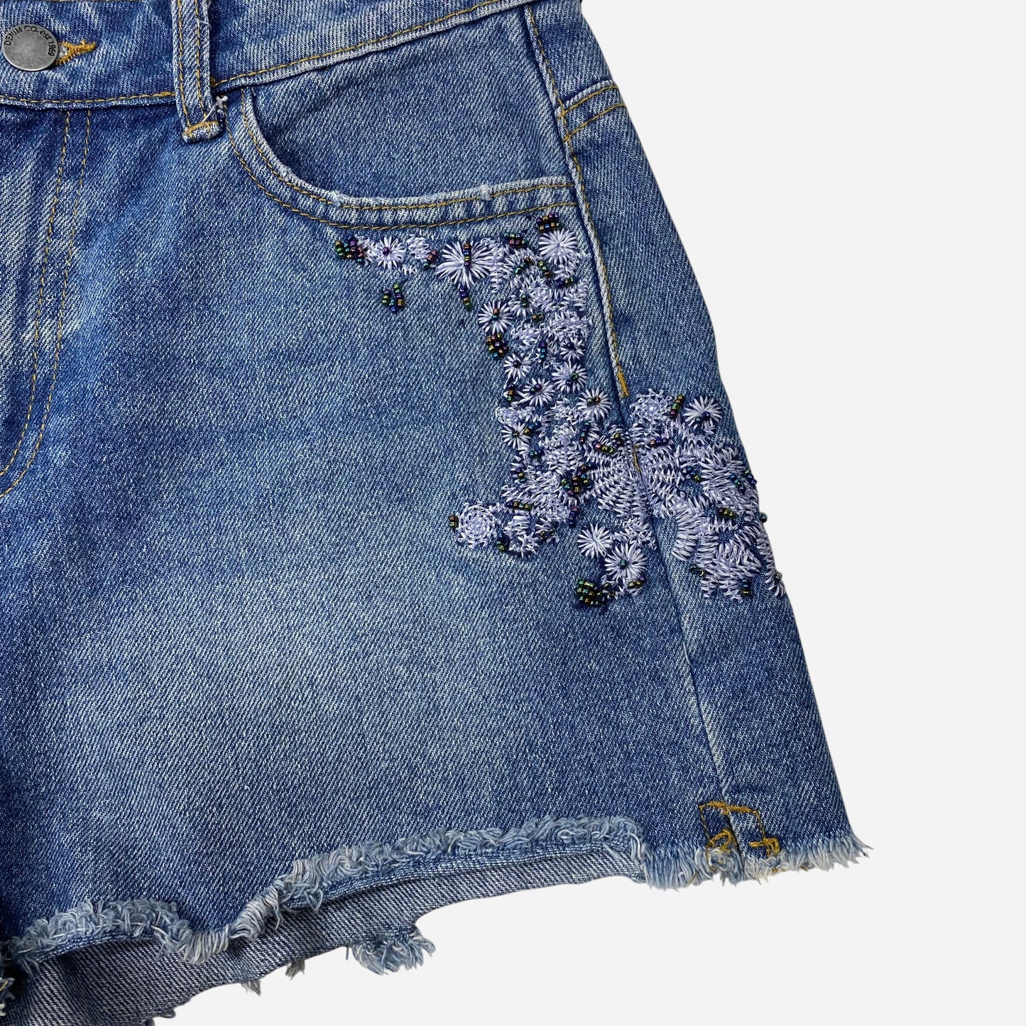 Womens Denim Shorts Size 38