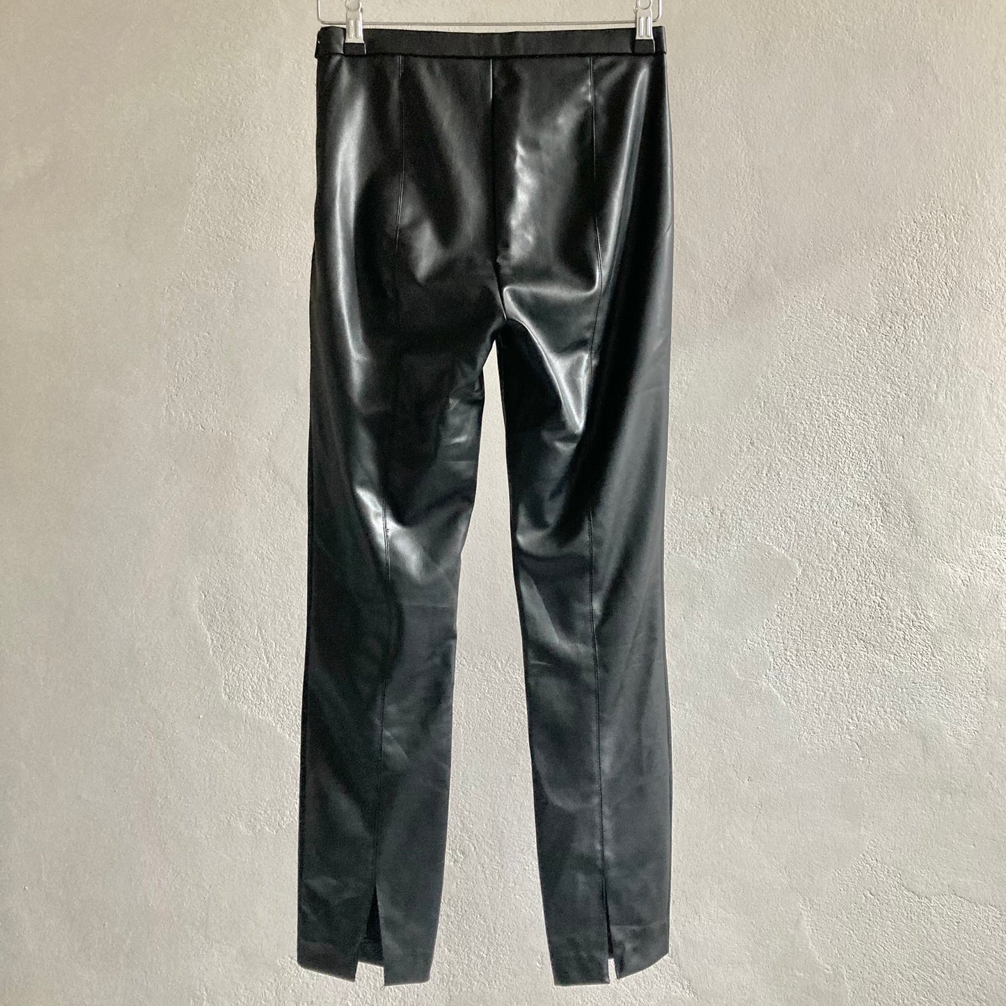 Zara Womens Faux Leather Trousers Size S