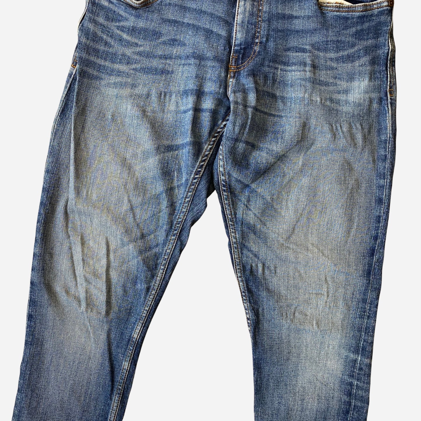 Smog Mens Blue Jeans Size W32/L34