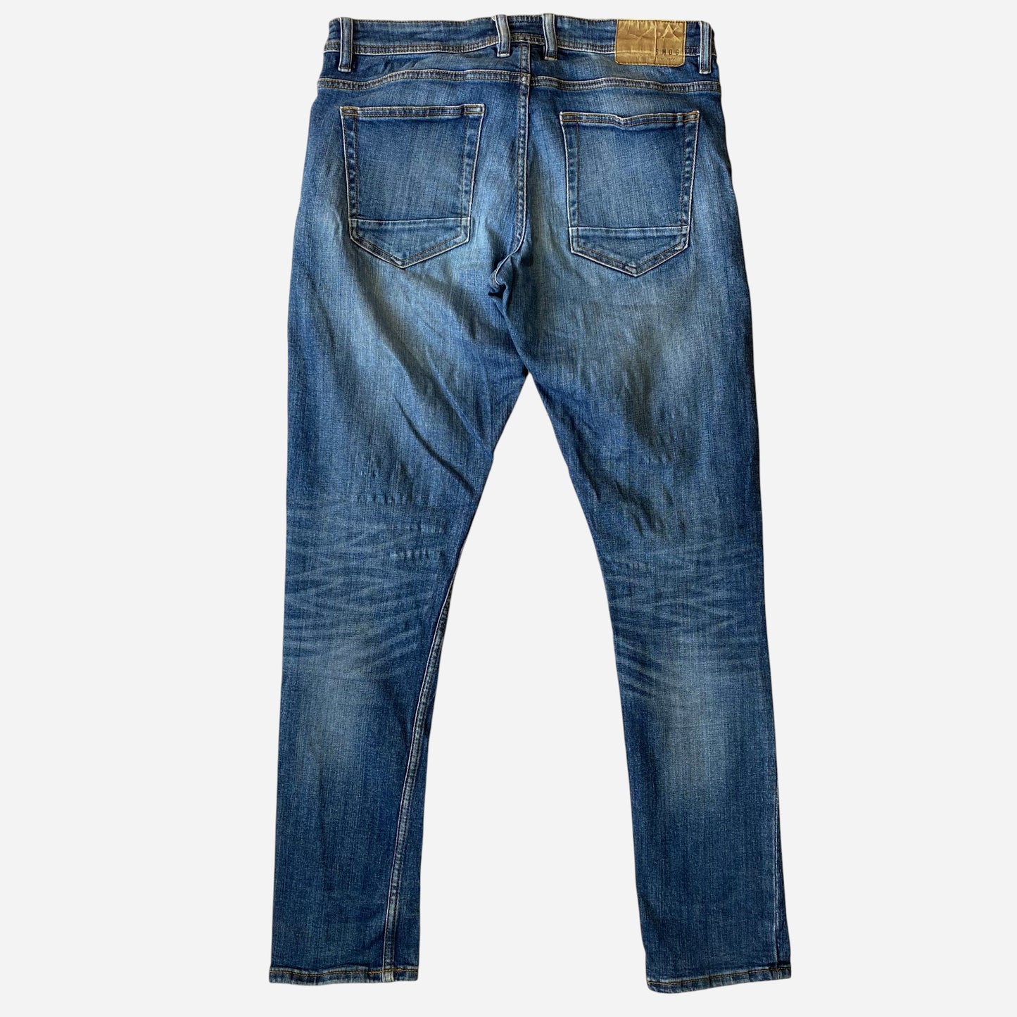 Smog Mens Blue Jeans Size W32/L34