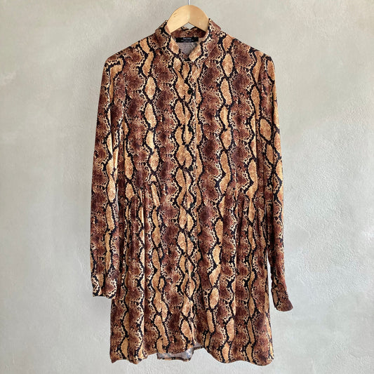 Bershka Womens Shirt Dress, Tunic Size S