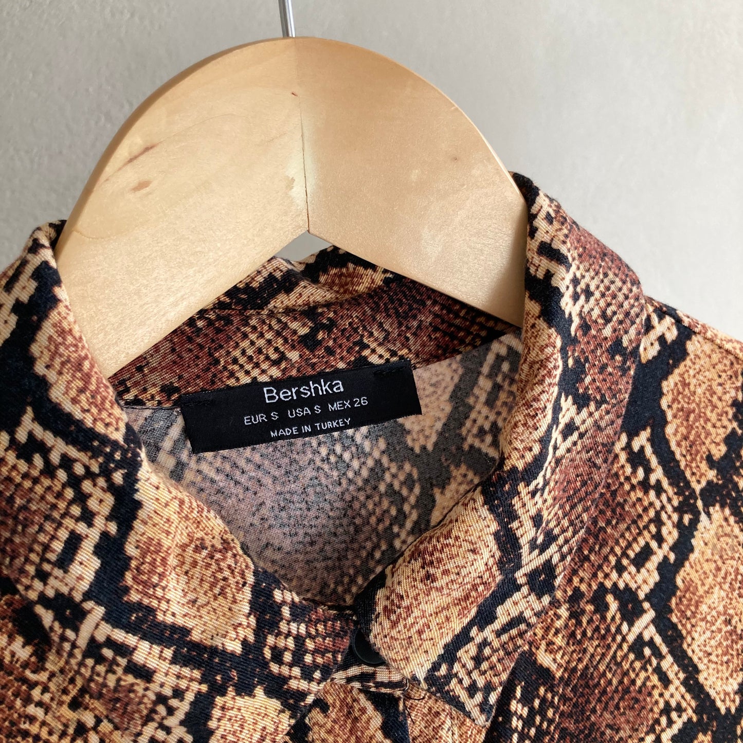 Bershka Womens Shirt Dress, Tunic Size S