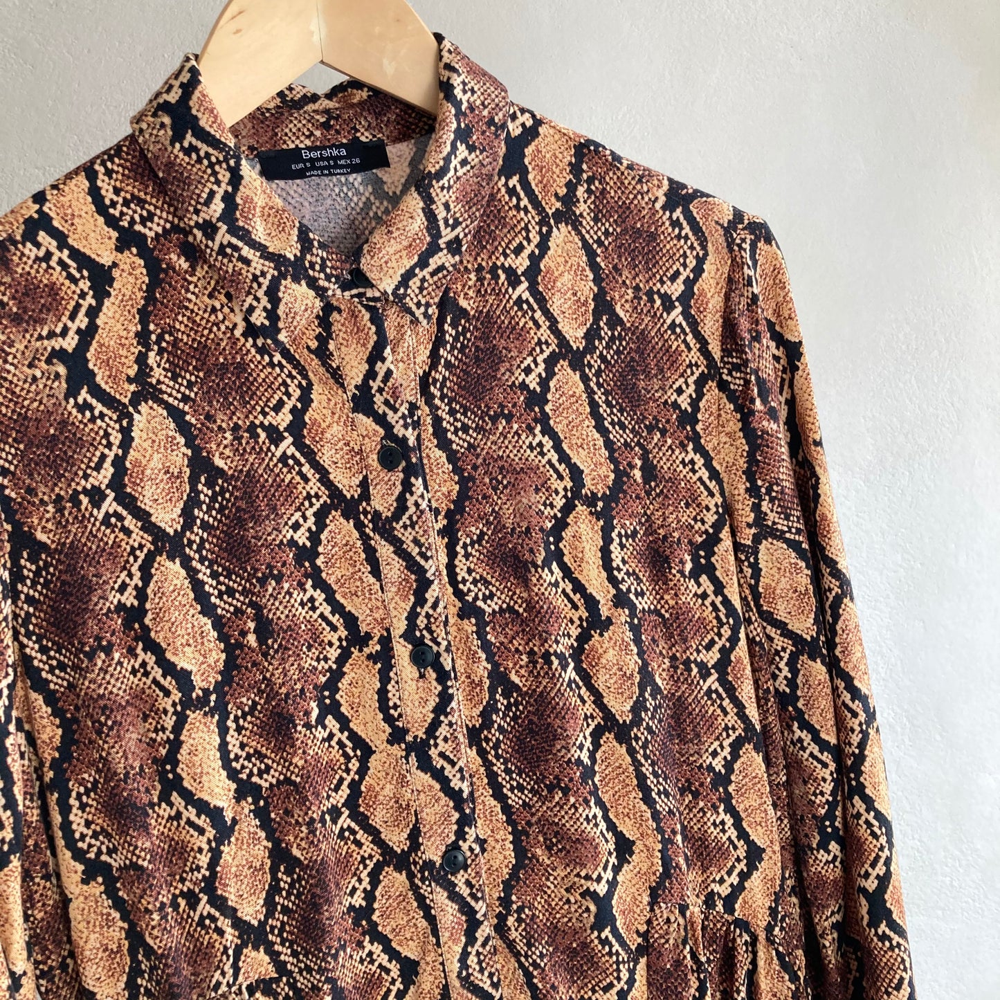 Bershka Womens Shirt Dress, Tunic Size S