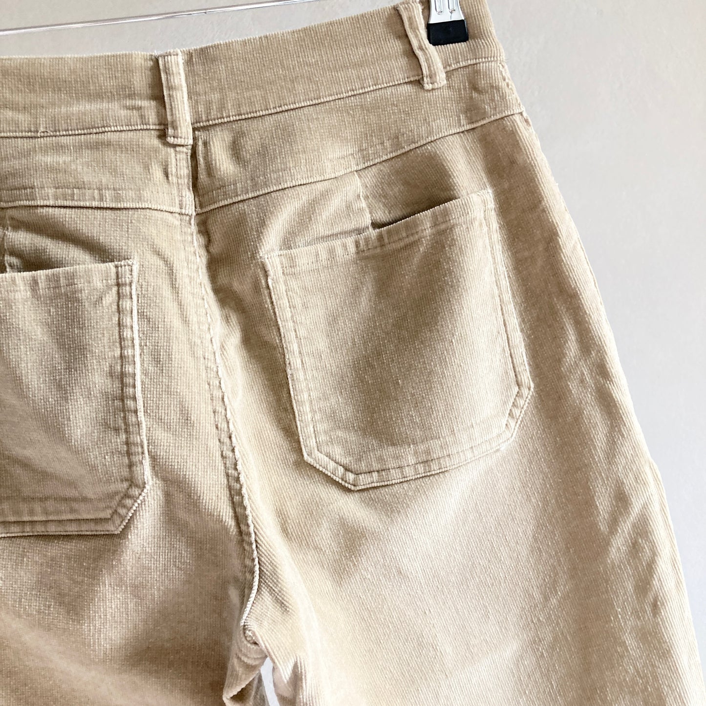 Womens Cropped Corduroy Trousers Size 36