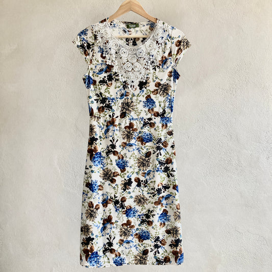 Womens Floral Summer Dress Size S