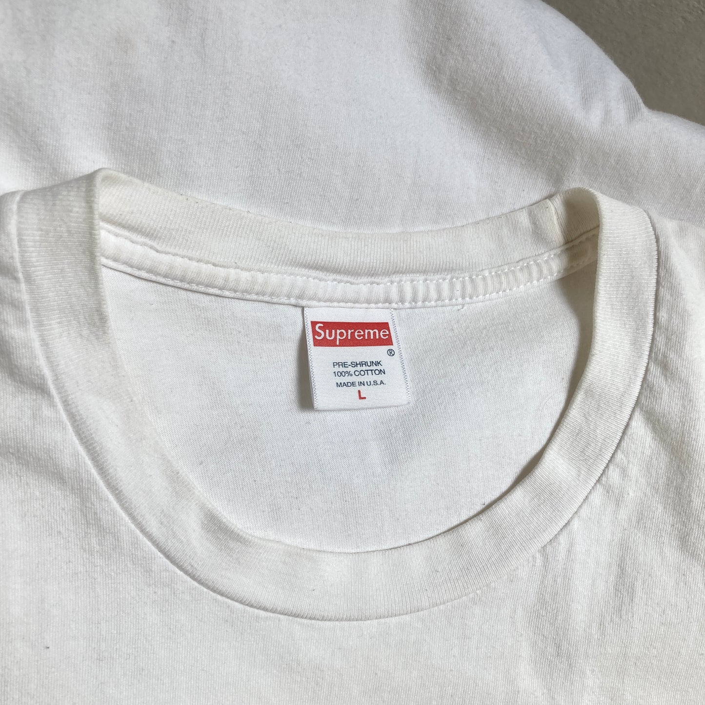 Supreme Mens Box Logo “Too Broke for Supreme” T-Shirt Size L