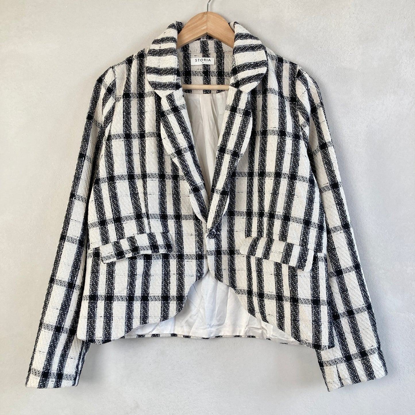 Storia Womens Boucle Blazer Size M