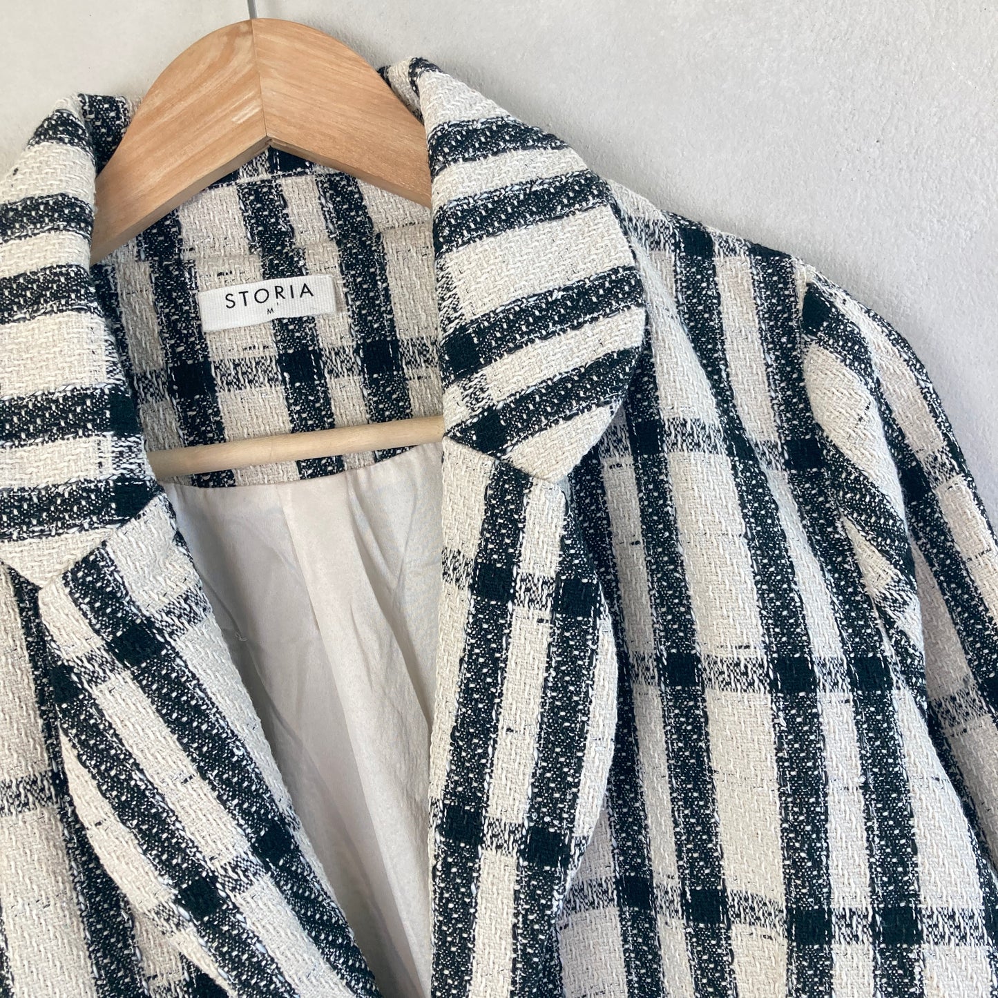 Storia Womens Boucle Blazer Size M