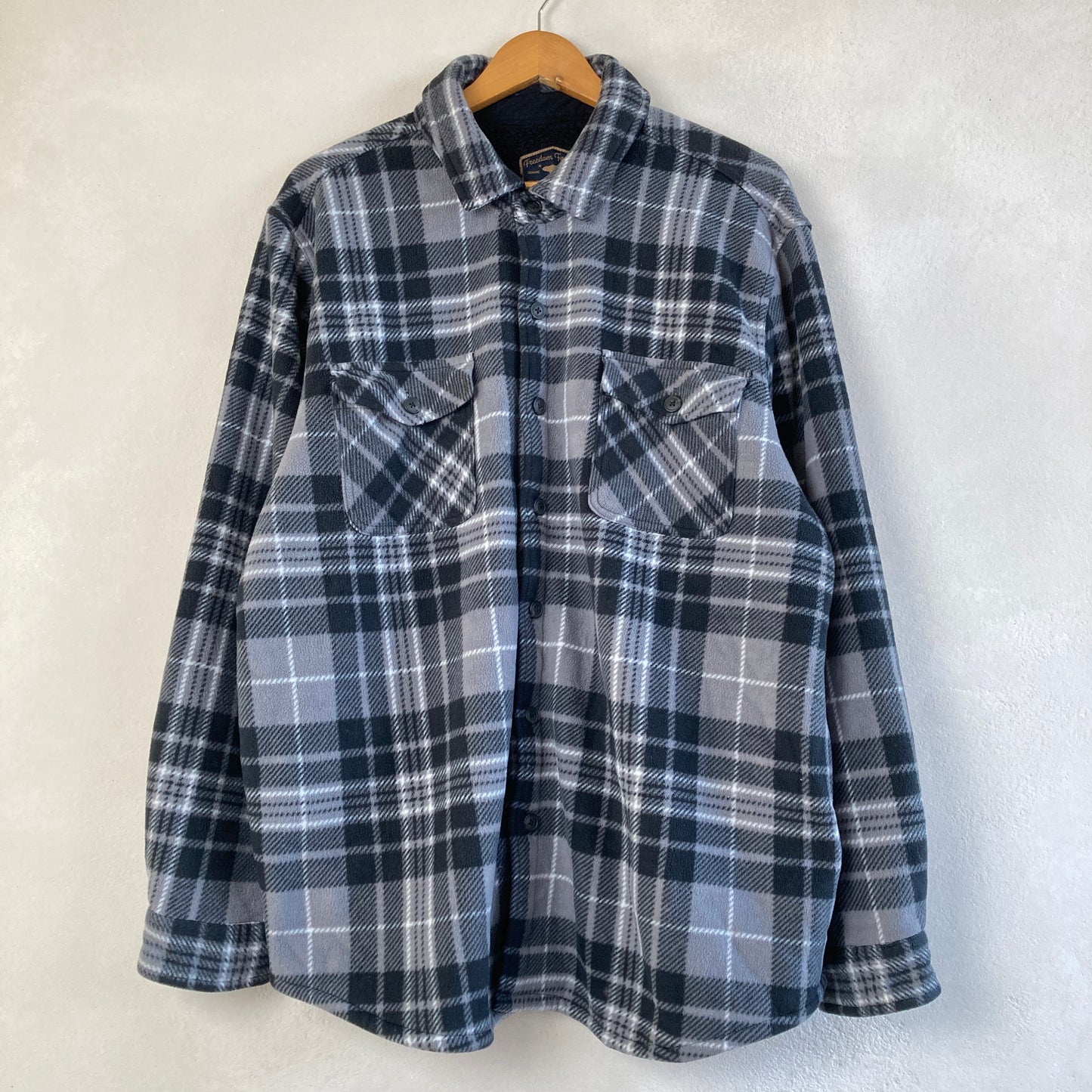 Mens Fleece Shirt, Shacket Size 2XL