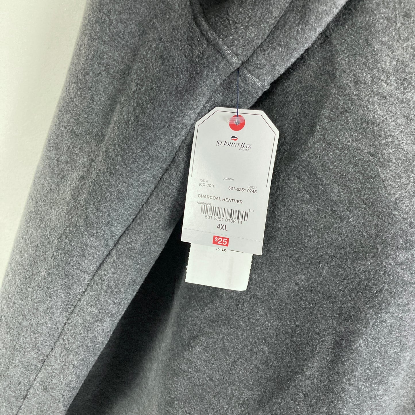 St. John's Bay Meeste Fliis Suurus 4XL