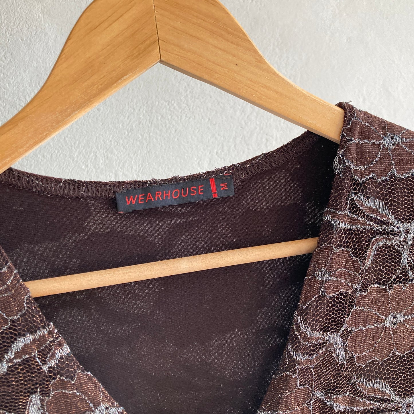 Womens Formal Floral Blouse Size M