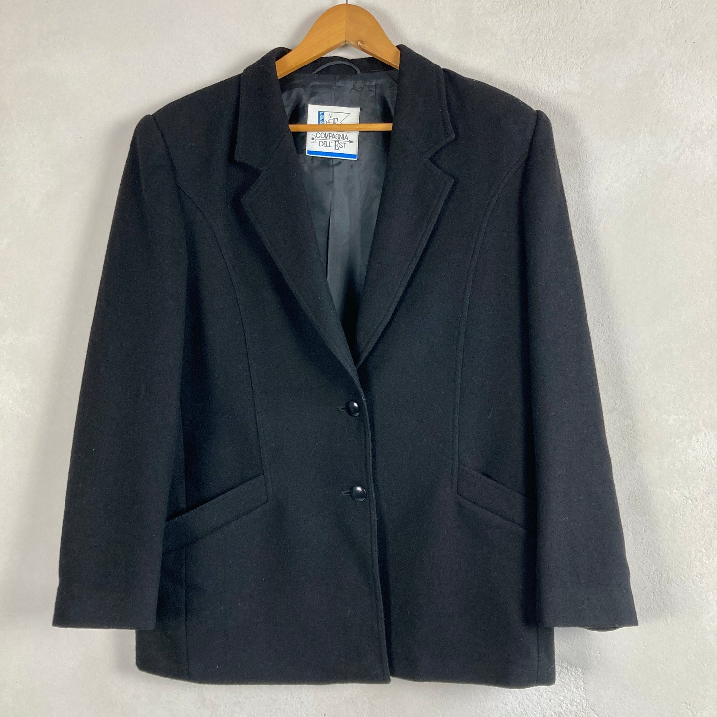 Vintage Naiste Villane Bleiser Suurus 46