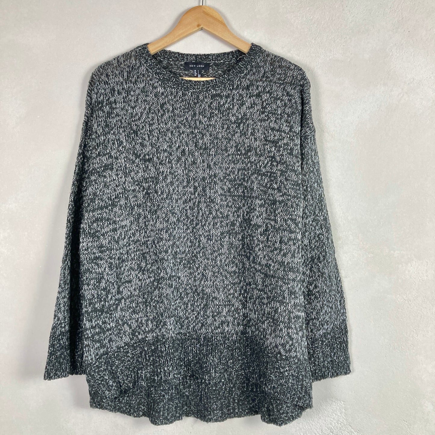 New Look Womens Grey Jumper Size L