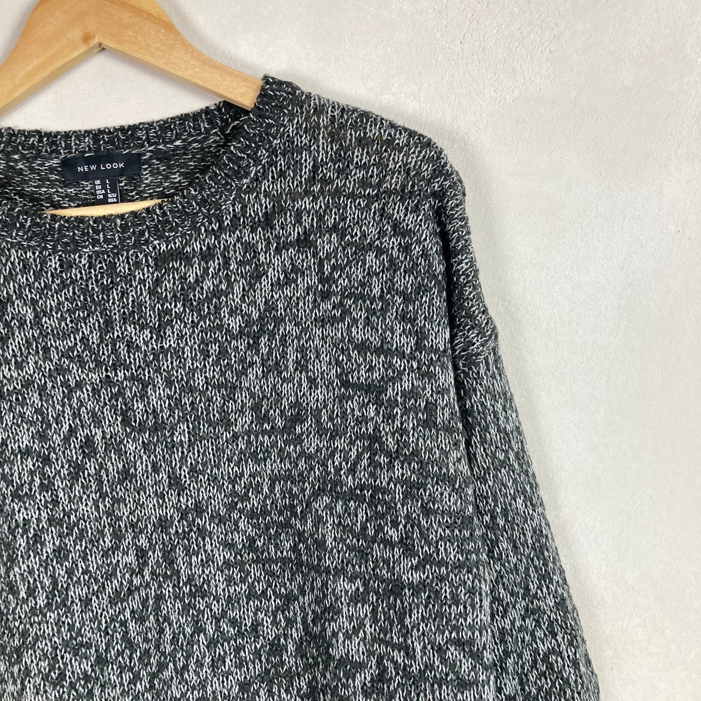 New Look Womens Grey Jumper Size L