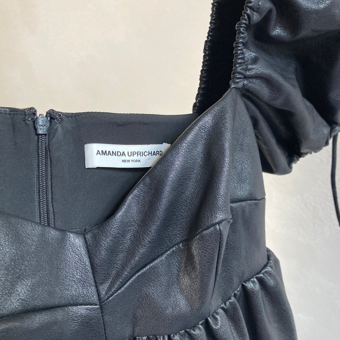 Amanda Uprichard Naiste Tehisnahkne Kleit Suurus S