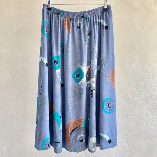 Womens Vintage Midi Skirt Size 40