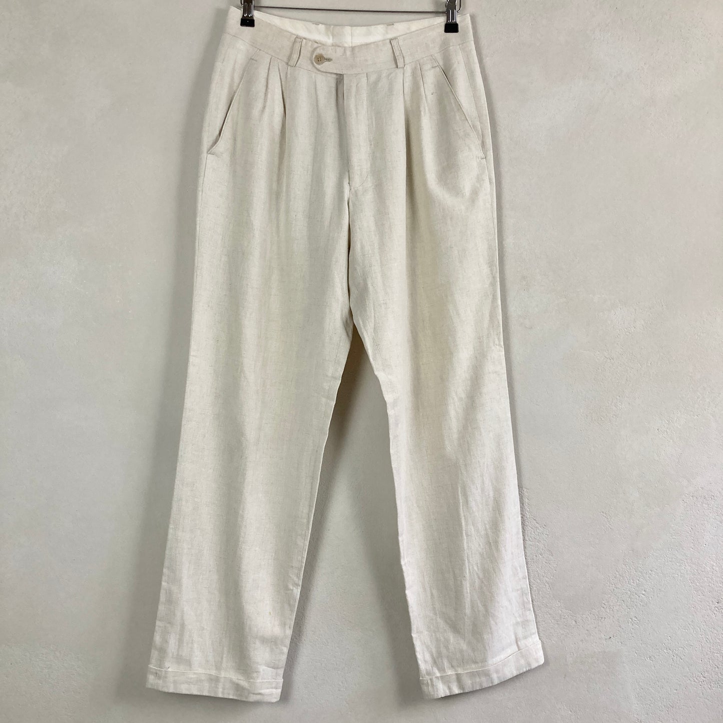 Vintage meeste Linased Põksid Suurus W32 / M