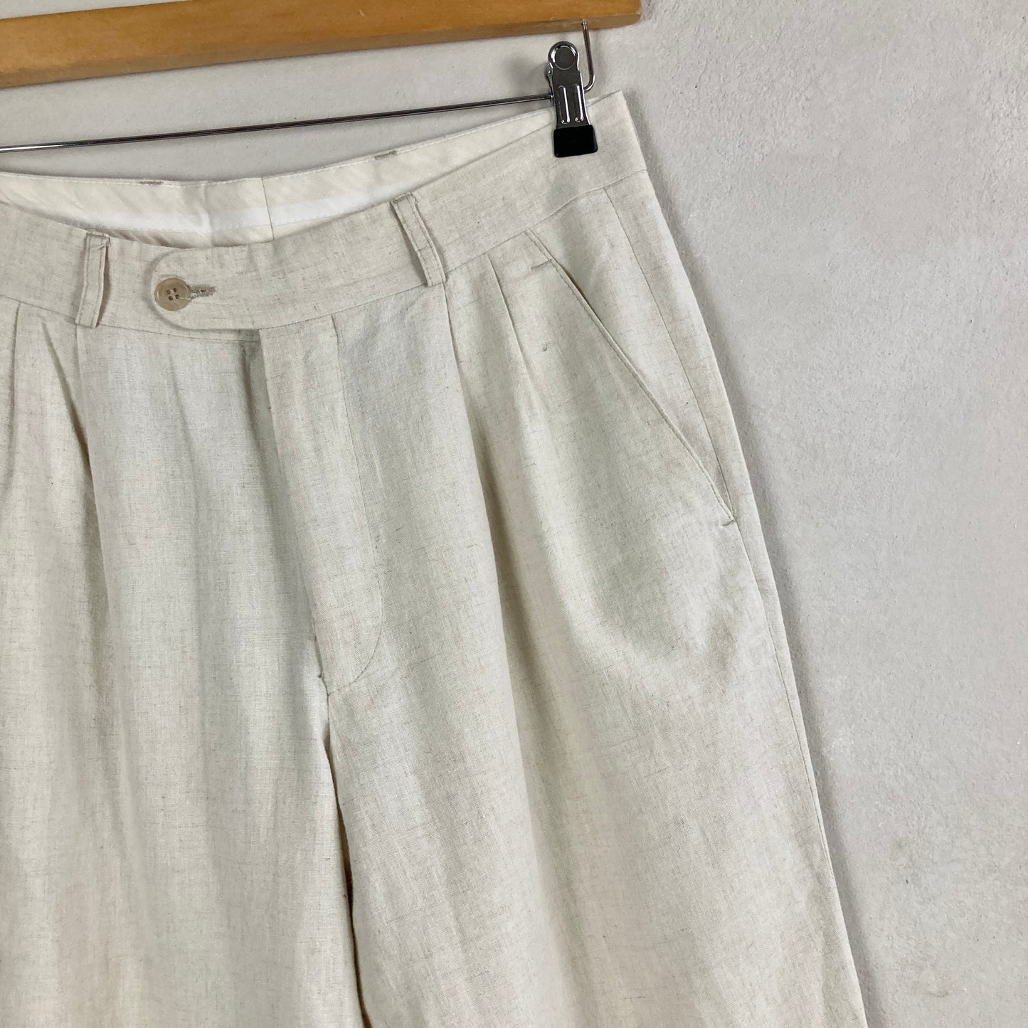 Vintage meeste Linased Põksid Suurus W32 / M