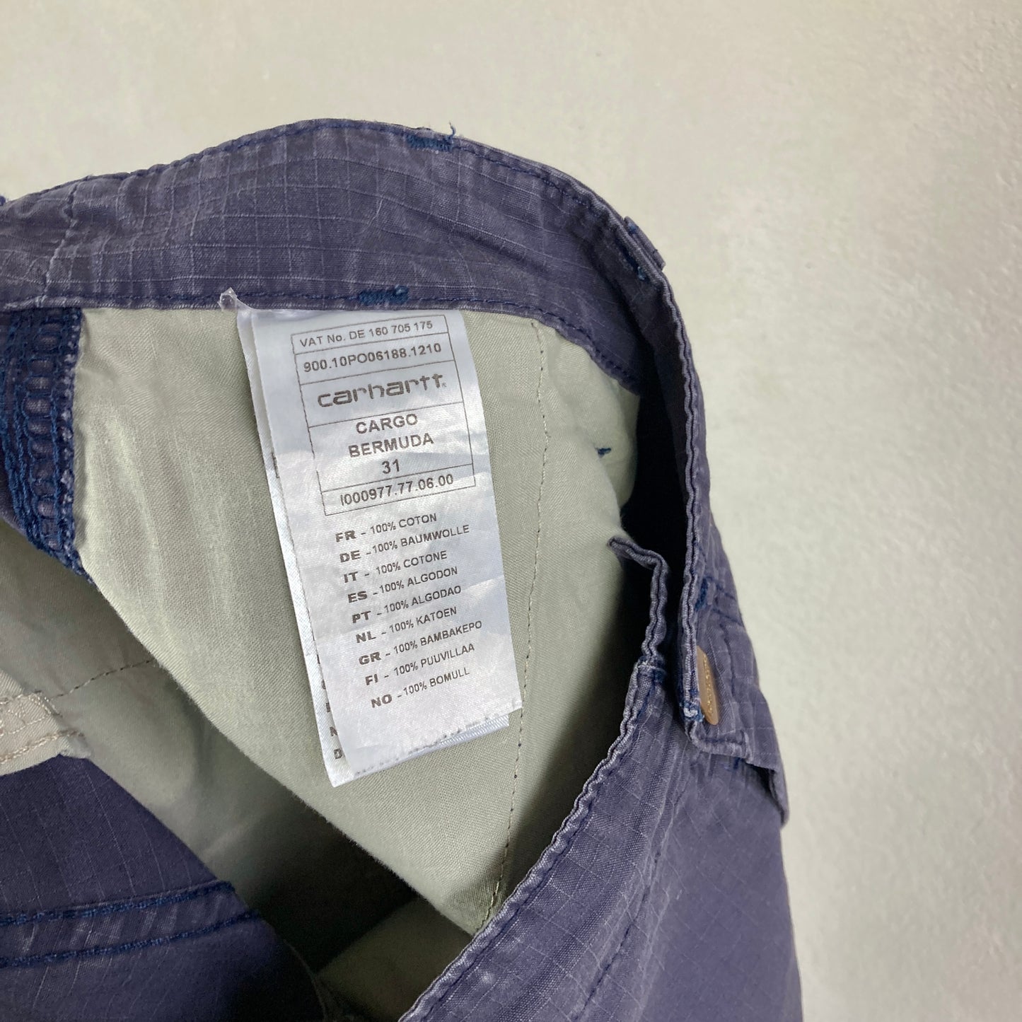 Carhartt Mens Bermuda Shorts Size 31 / M