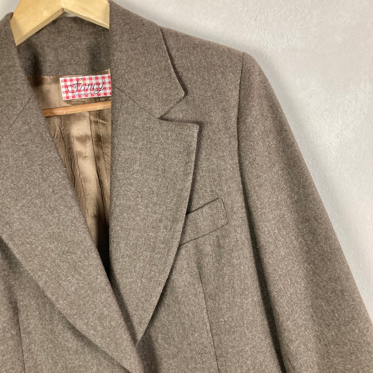 Vintage Naiste Villane Bleiser Suurus 40