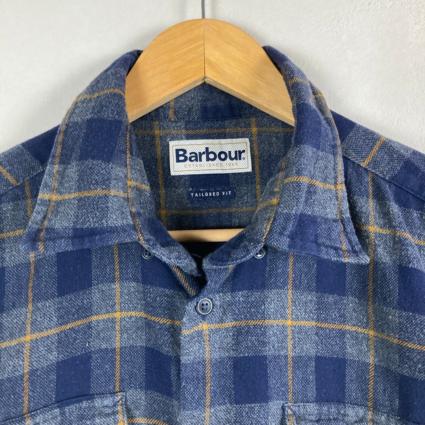 Barbour Mens Tailored Fit Shirt Size M
