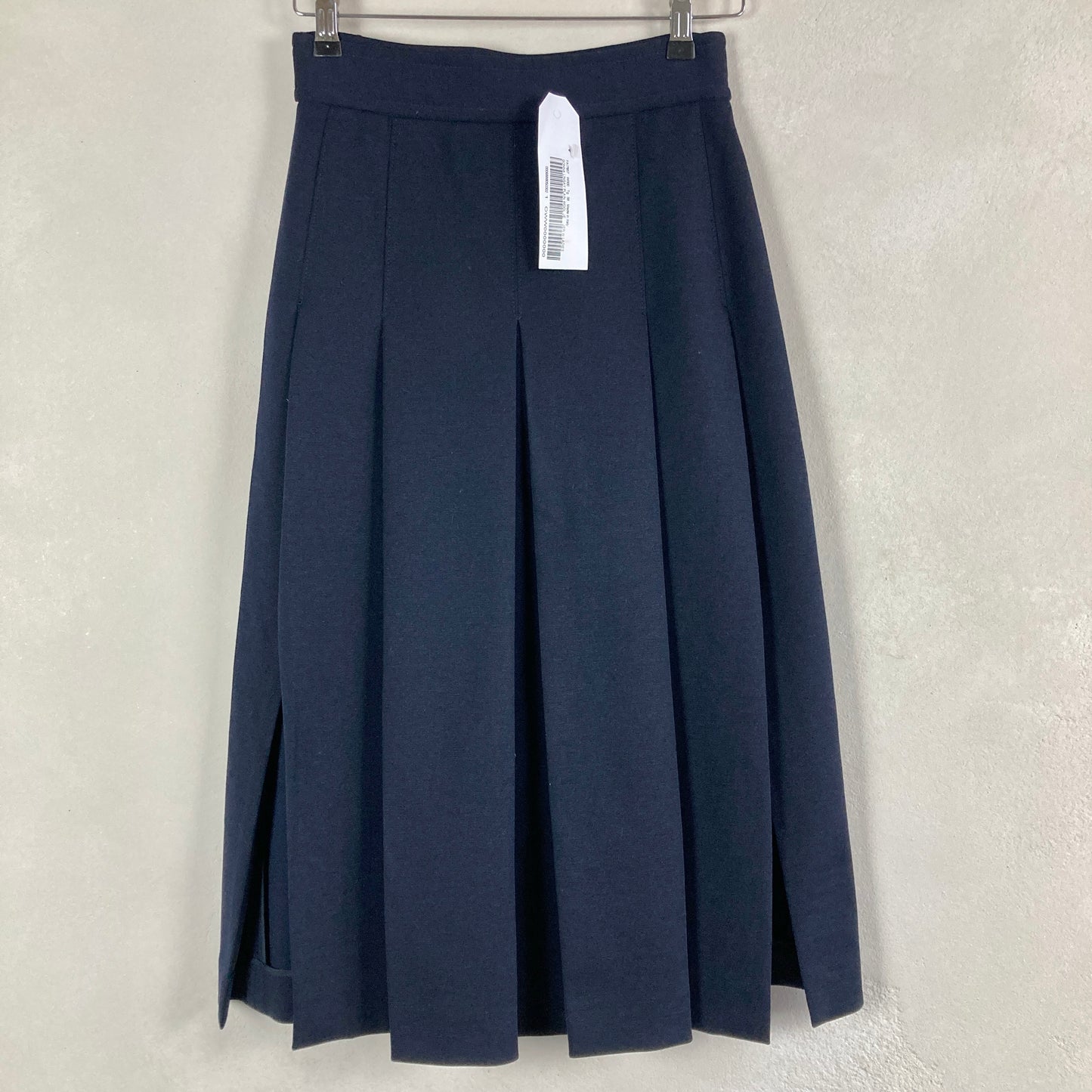 Loro Piana Womens Pleated Wool Skirt Size 34