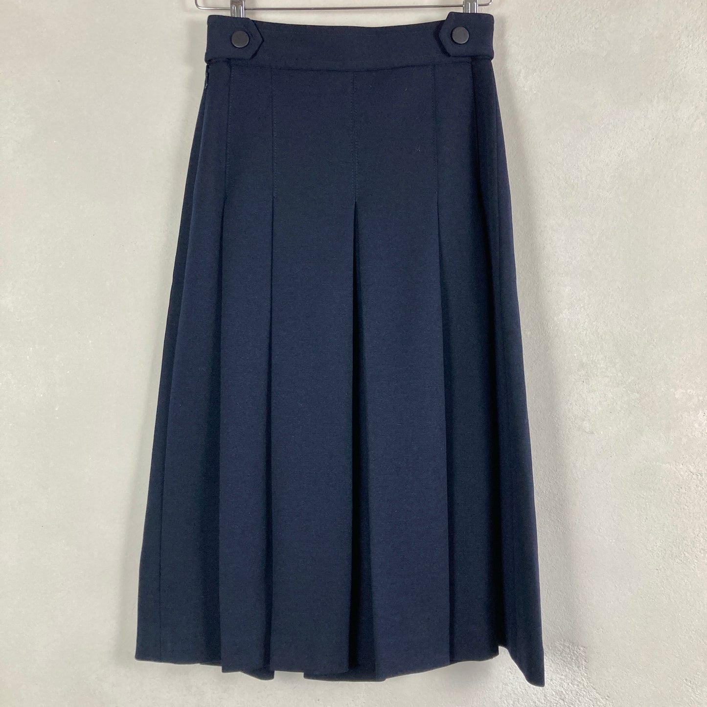 Loro Piana Womens Pleated Wool Skirt Size 34