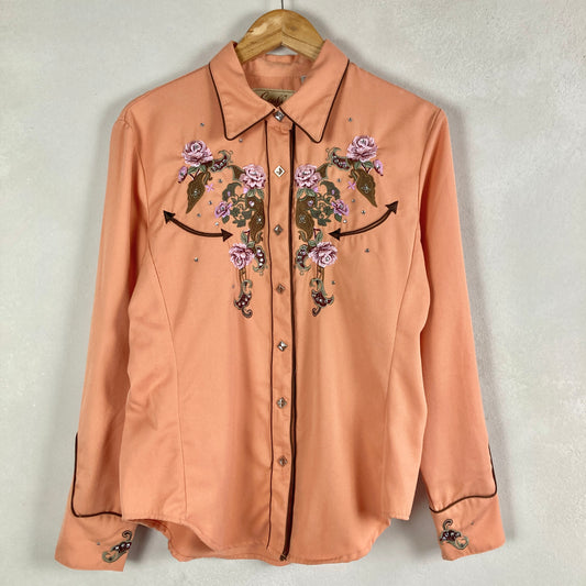 Vintage Womens Western Style Shirt Size M