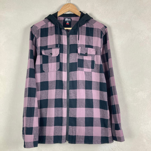 Ecko Unltd Mens Hoded Shirt Size M