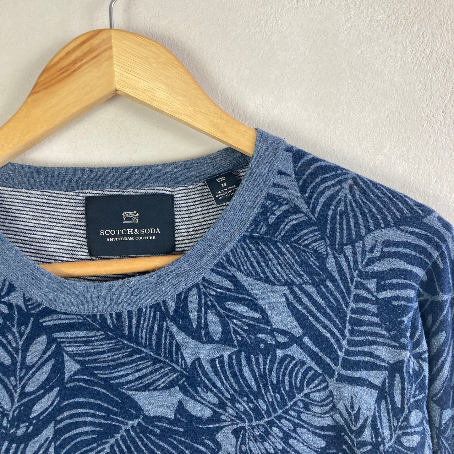 Scotch & Soda Mens Cotton Pullover Size M