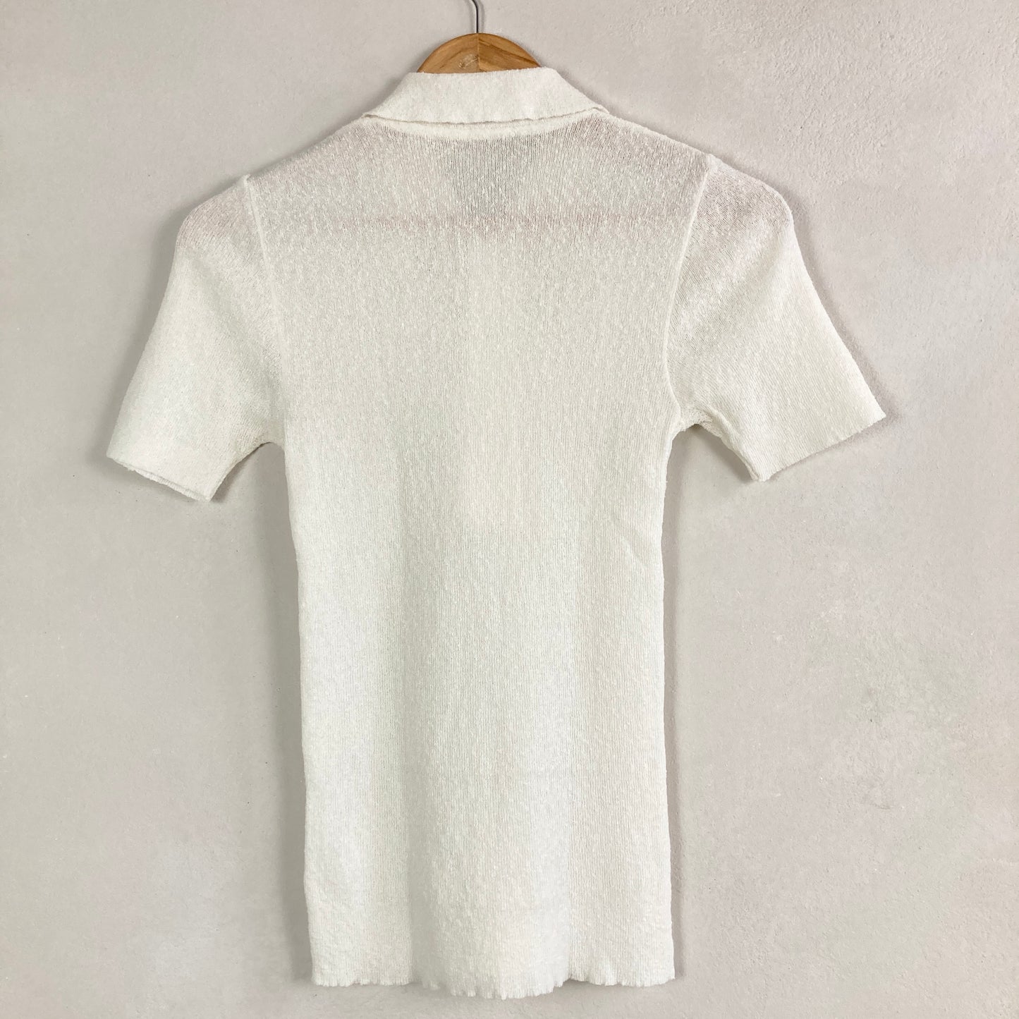 Womens Sheer Knitted Top Size S-M