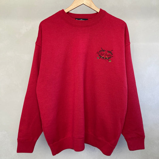 Vintage SeaFarer Mens Red Jumper Size XL