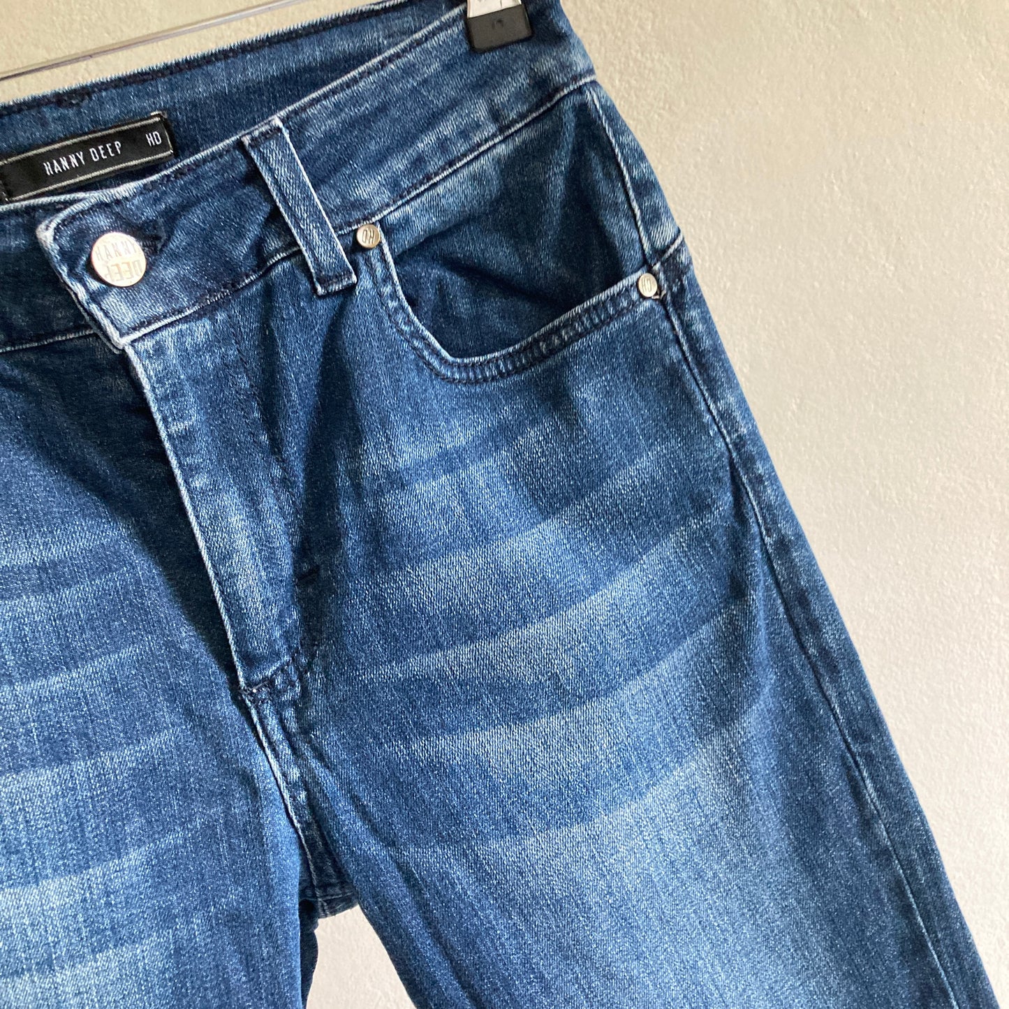 Hanny Deep Womens Capri Jeans Size 38