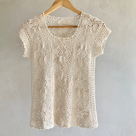 Womens Crochet Top Size S-M