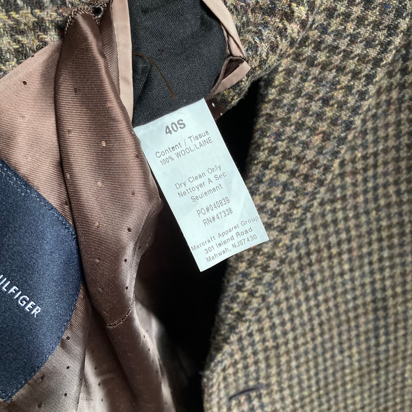 Tommy Hilfiger Meeste Villane Bleiser Suurus 50