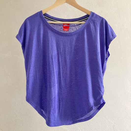 Nike Ladies Purple Gym T-Shirt Size XS