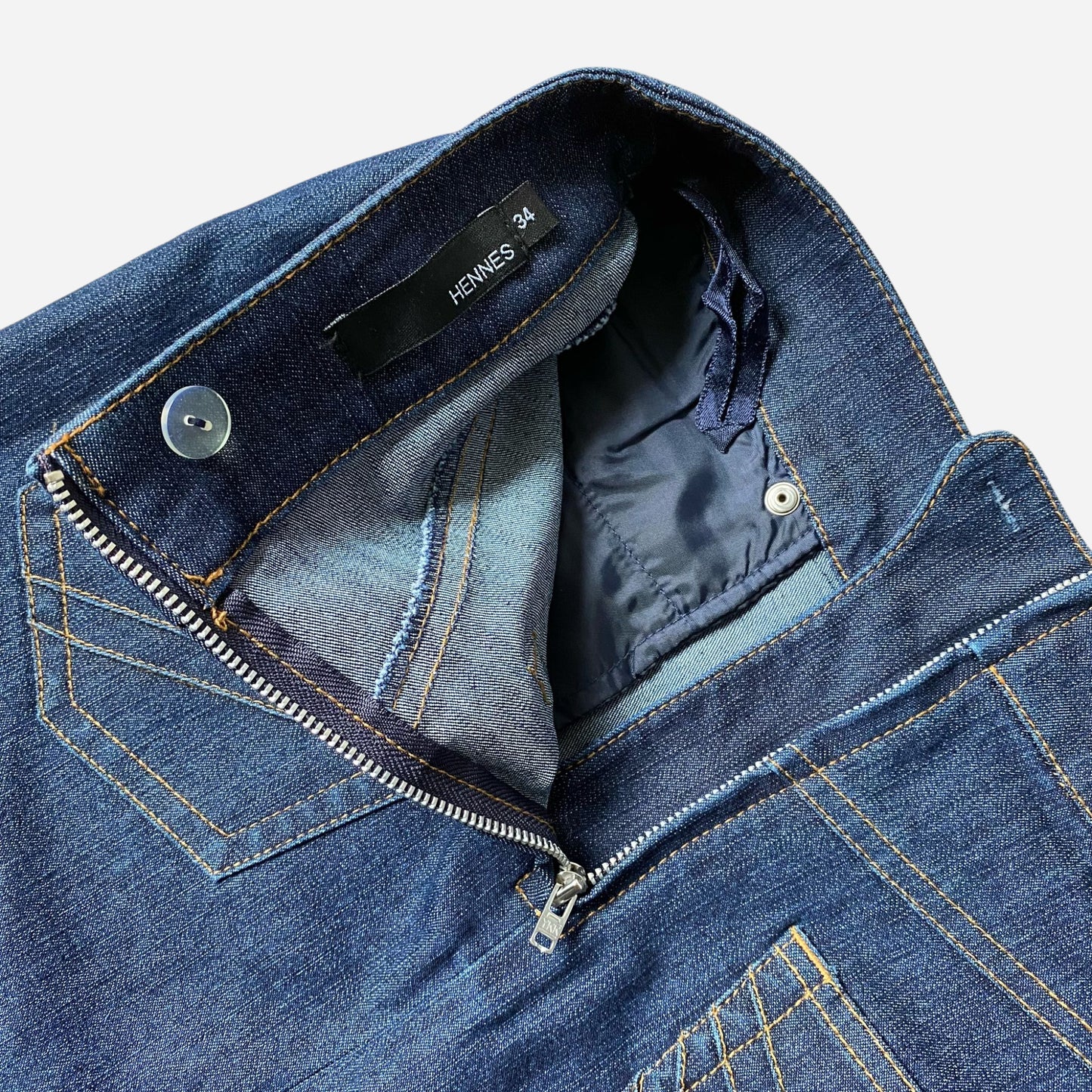 Hennes Womens Denim Skirt Size 34