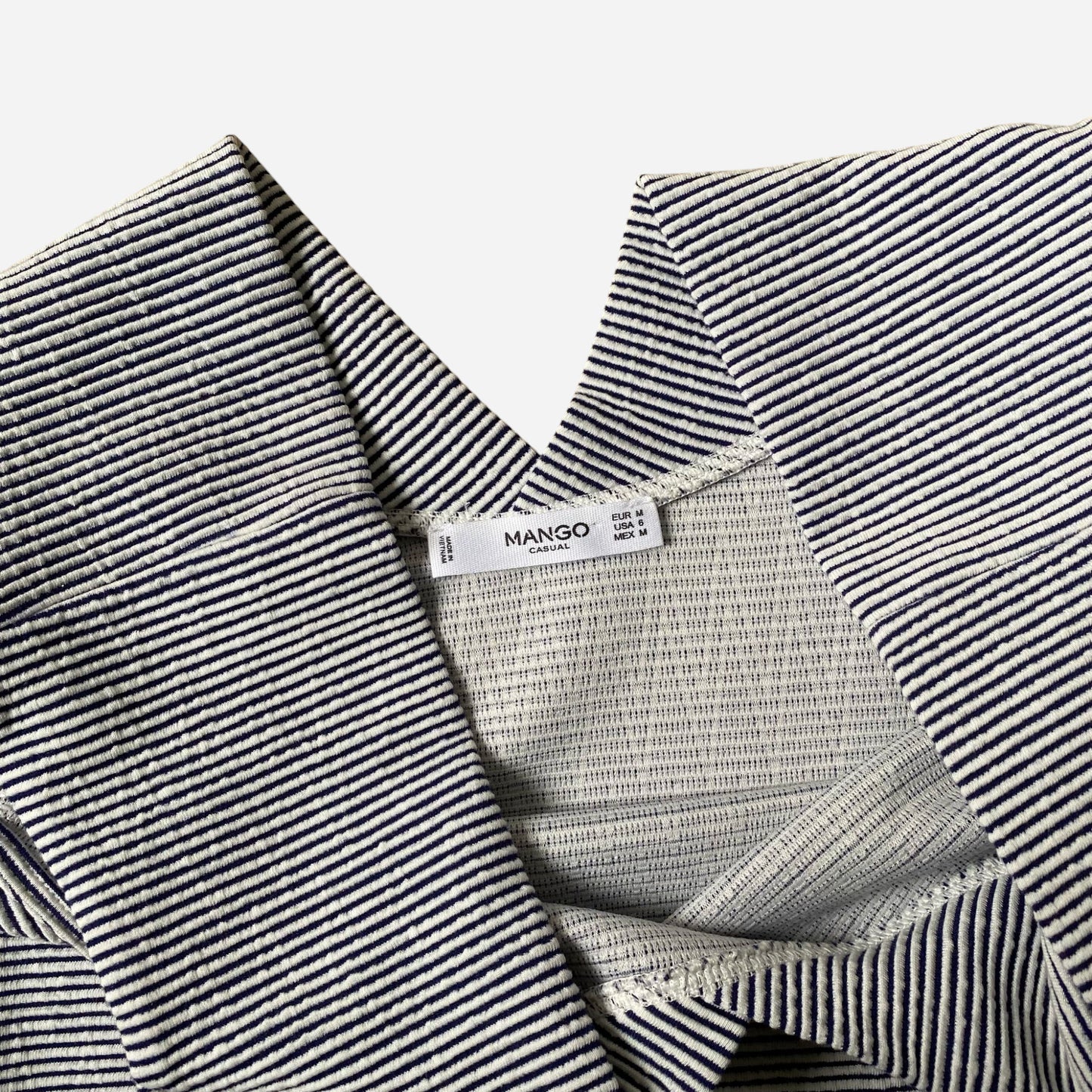 Mango Womens Striped Dress Size M