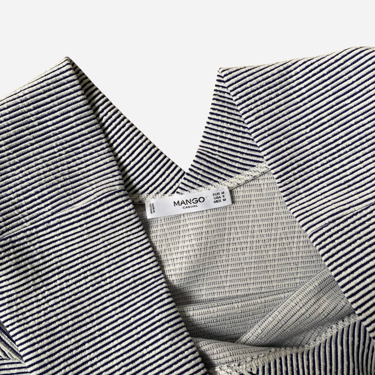 Mango Womens Striped Dress Size M