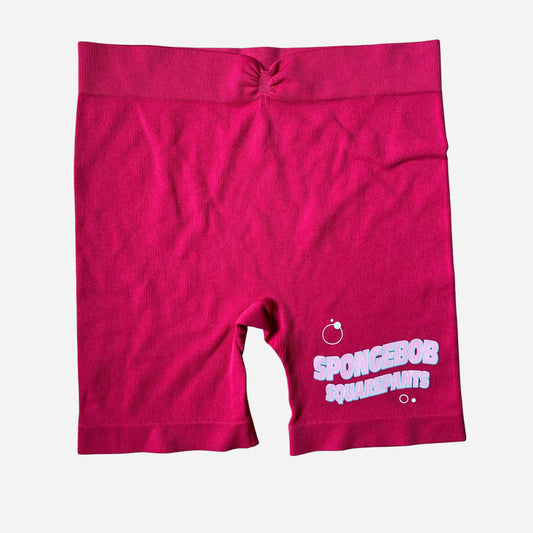 Spongebob Squarepants Womens Pink Boody Shorts Size M