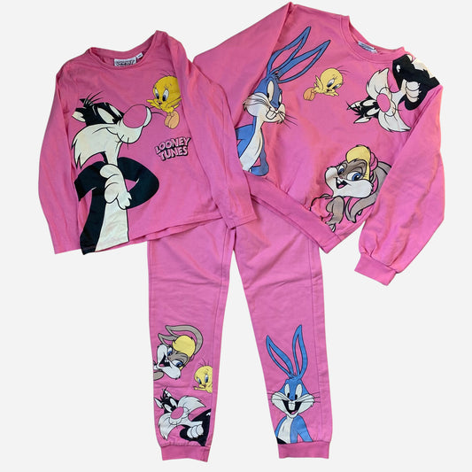 Girls Looney Tunes Sweatshirt and Pants Set Sizes 134