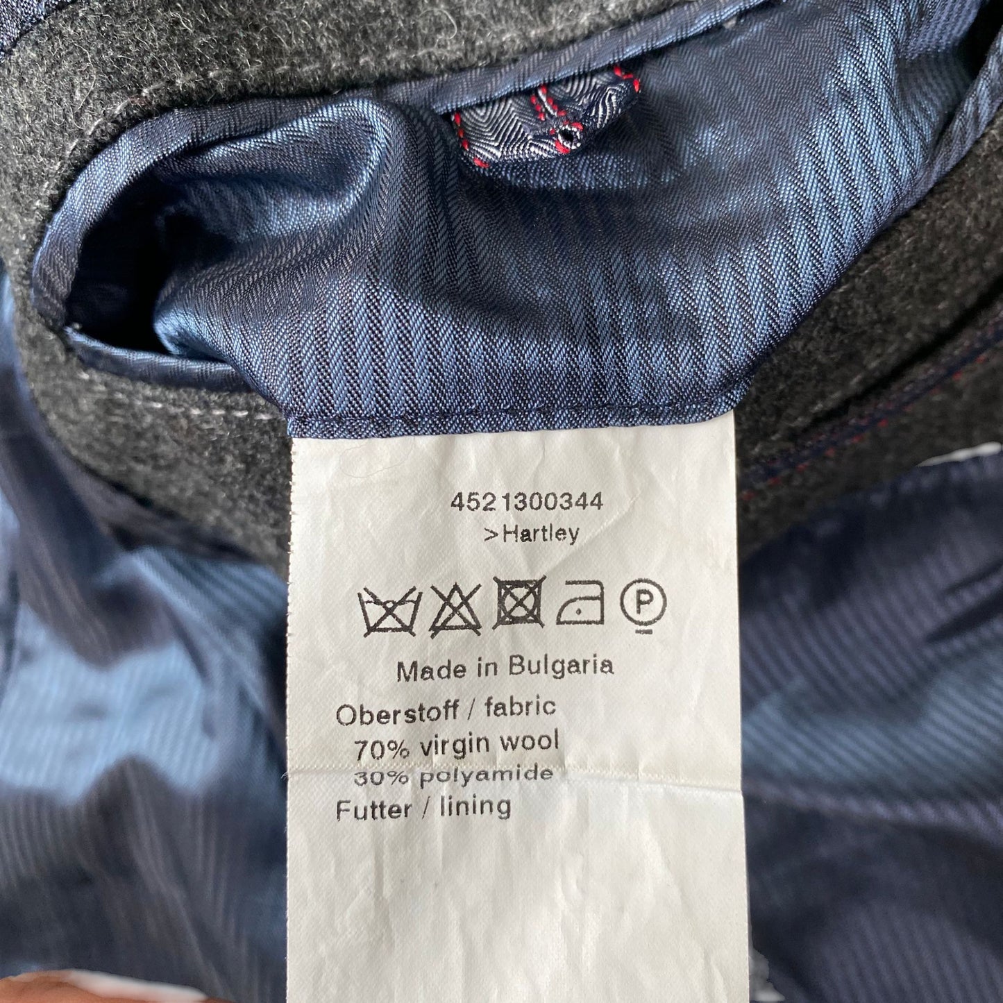 Tommy Hilfiger Mens Wool Jacket Size L / 52
