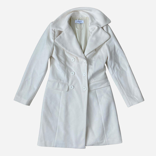 Conbipel Womens Cream Coat Size 42