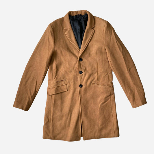 ONLY & SONS Mens Brown Coat Size M
