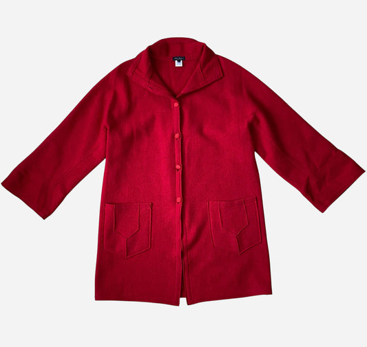 DIEL Womens Red Jacket Size L
