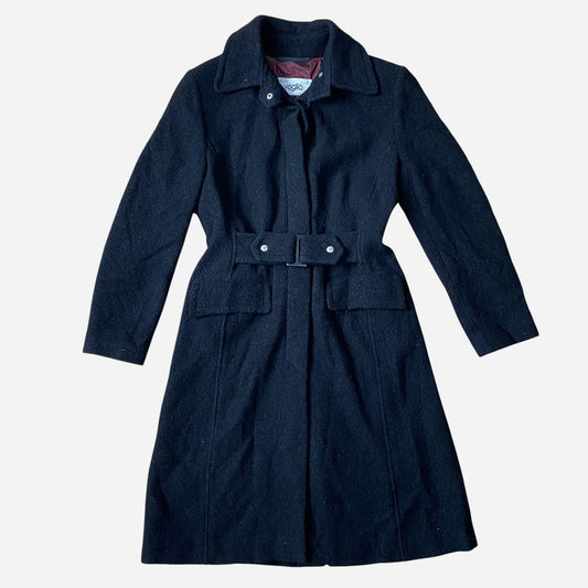 Voglia Womens Black Coat Size 36