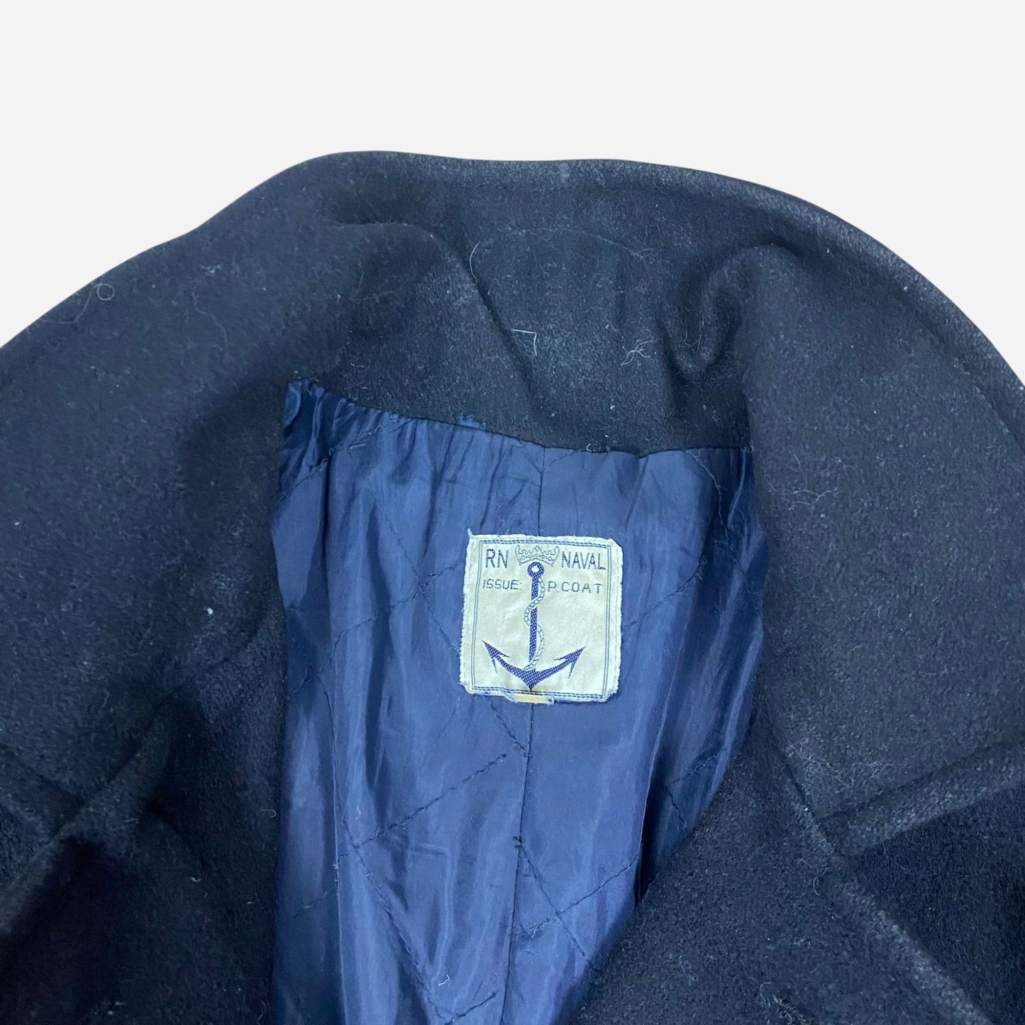 Vintage RN NAVAL Meeste Mantel Pea Coat Suurus XL