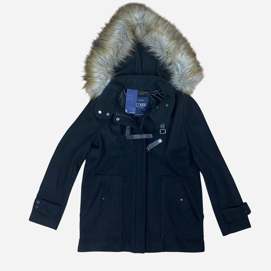 NEW Womens Black Coat Size 38